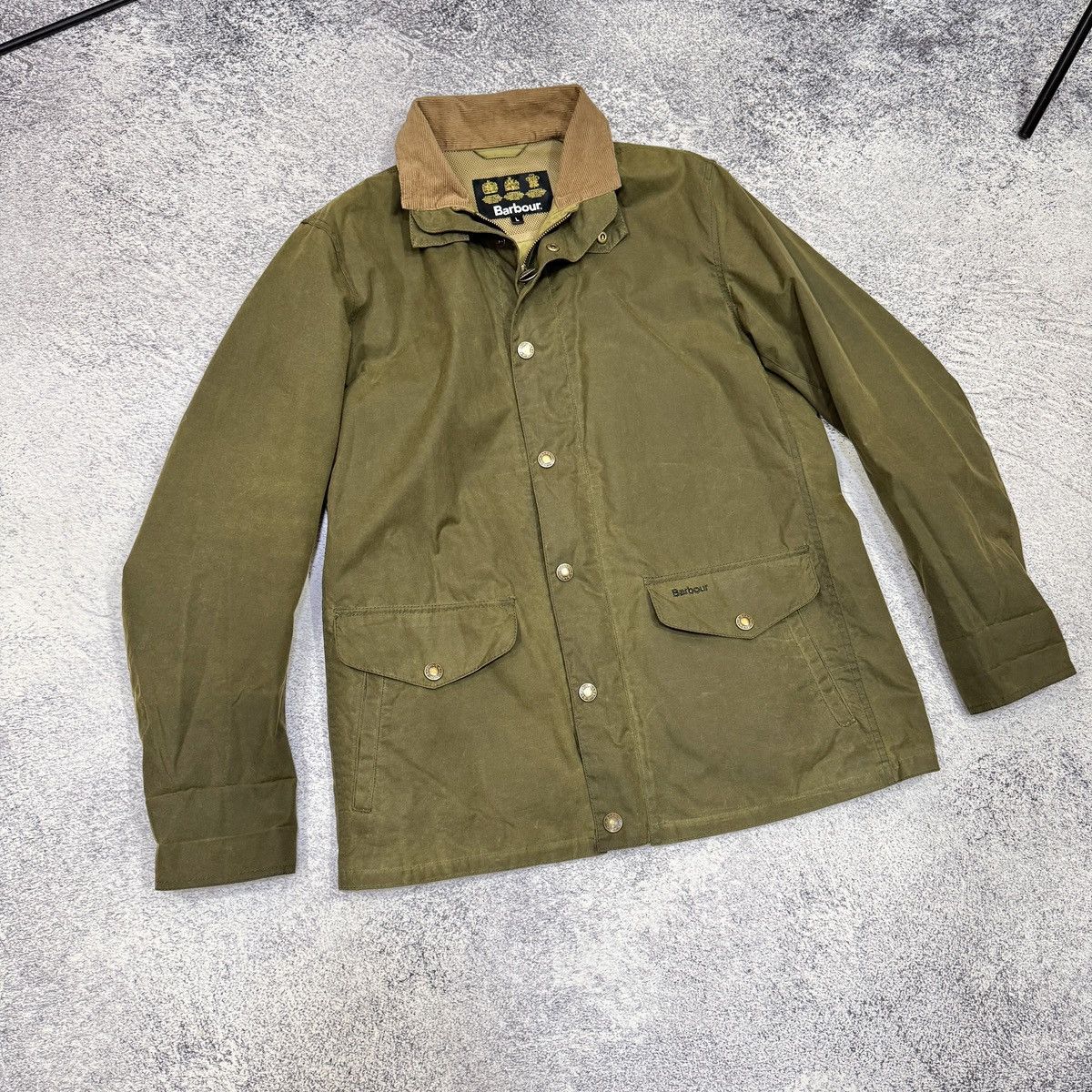 Barbour Barbour Orkney Mens Waxed Jacket L size Size US L / EU 52-54 / 3 - 2 Thumbnail