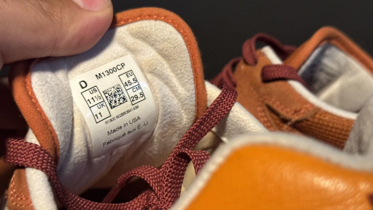 New Balance ‘Rust’ M1300CP New Balance - made in USA Size US 11.5 / EU 44-45 - 8 Thumbnail