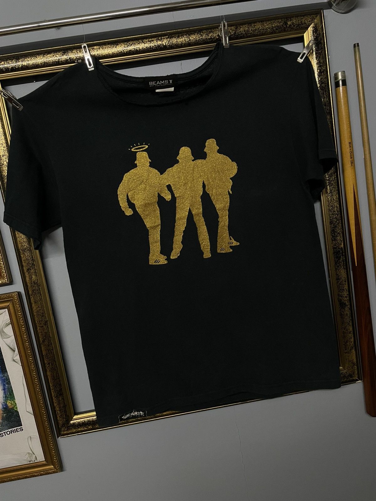 Japanese Brand Vintage 90s Japan Designer Beams X Run Dmc King Of Rock Tee Size US M / EU 48-50 / 2 - 2 Thumbnail