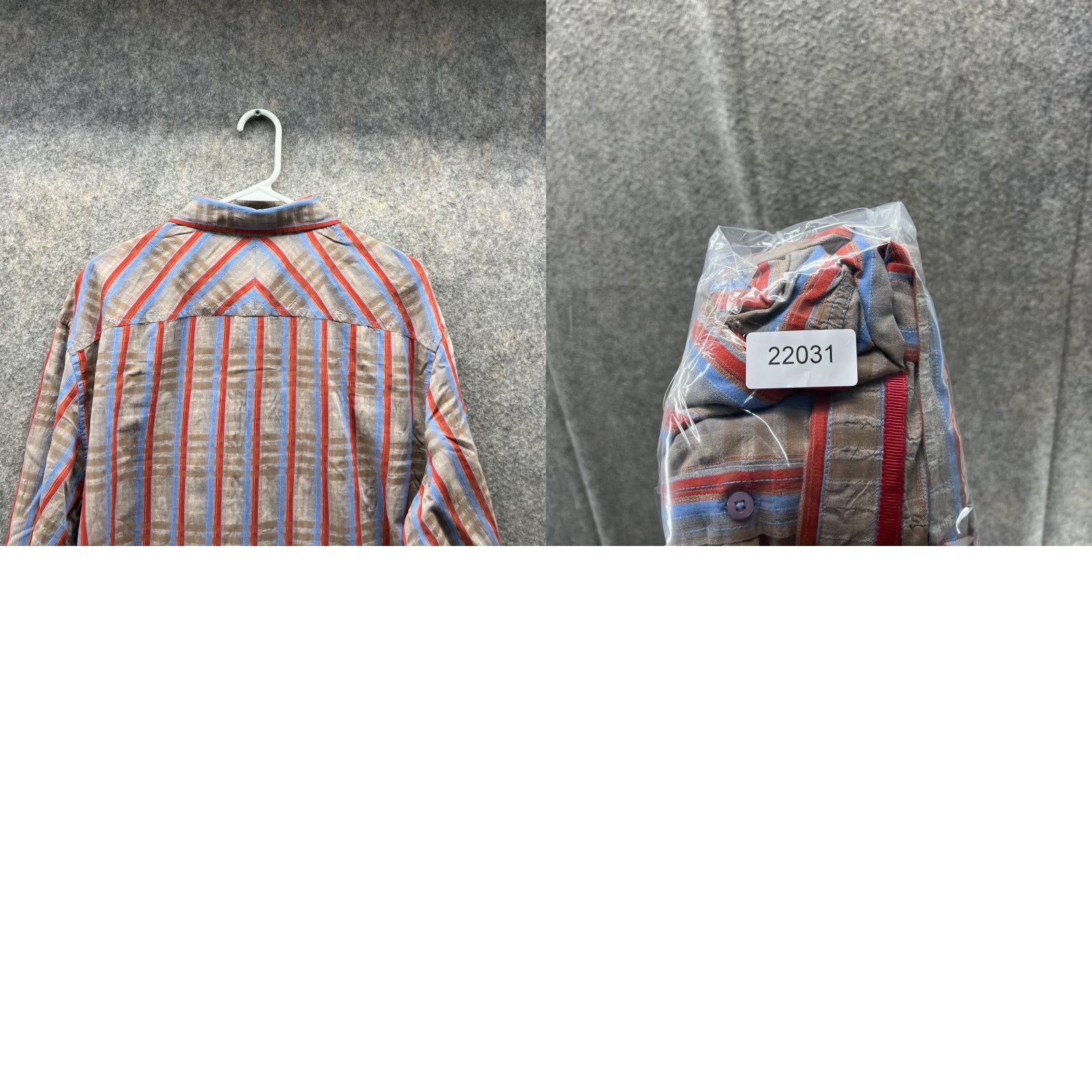 Armani Exchange VINTAGE Armani Exchange Shirt Men XL Striped Button-Down Blue Beige Casual Business Formal Party/Cocktail Travel Workwear Size US XL / EU 56 / 4 - 9 Thumbnail