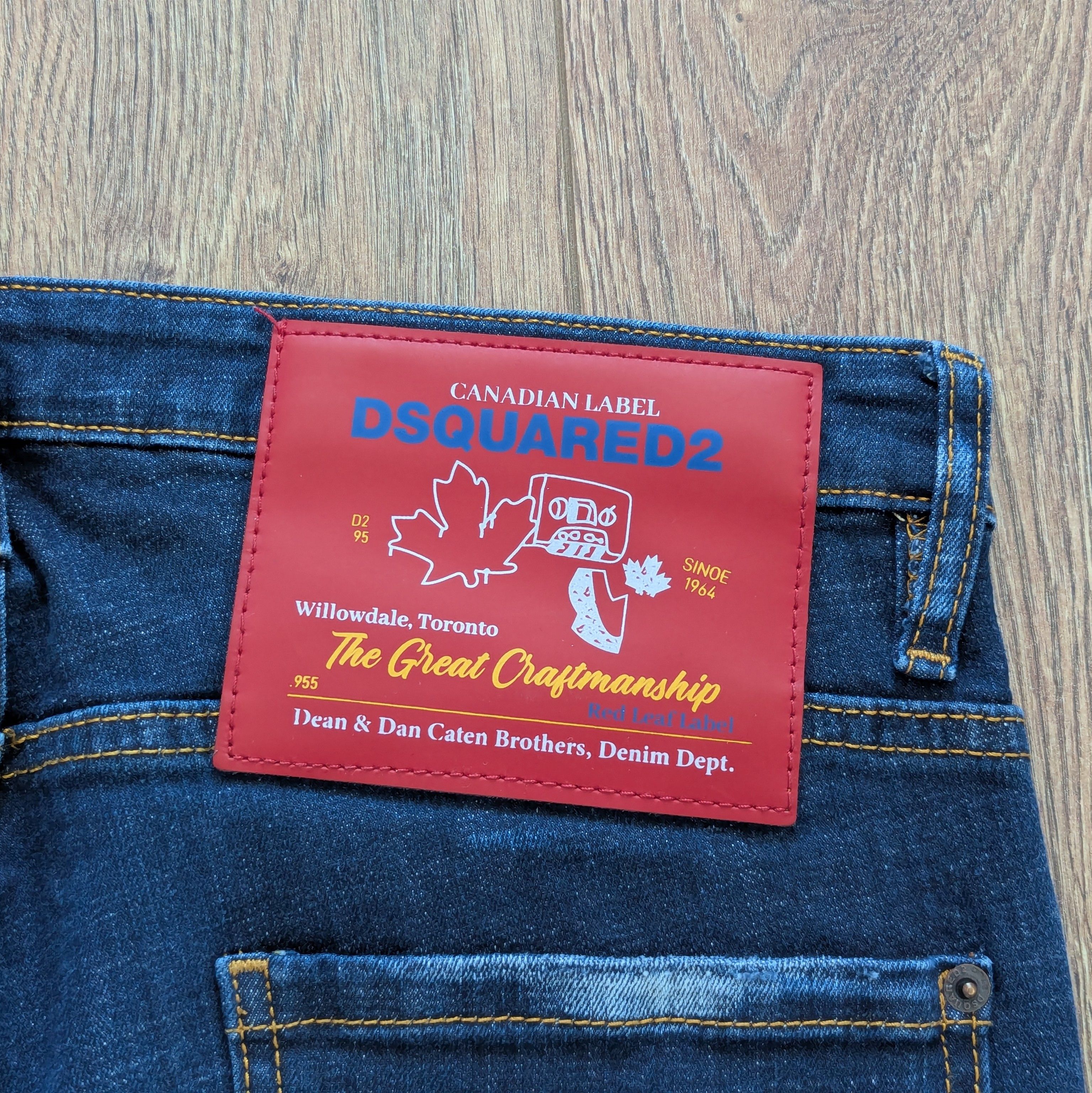 Dsquared2 DSQUARED2 Tidy Biker Jean Canadian Label Made In Italy Pants Size US 34 / EU 50 - 18 Thumbnail