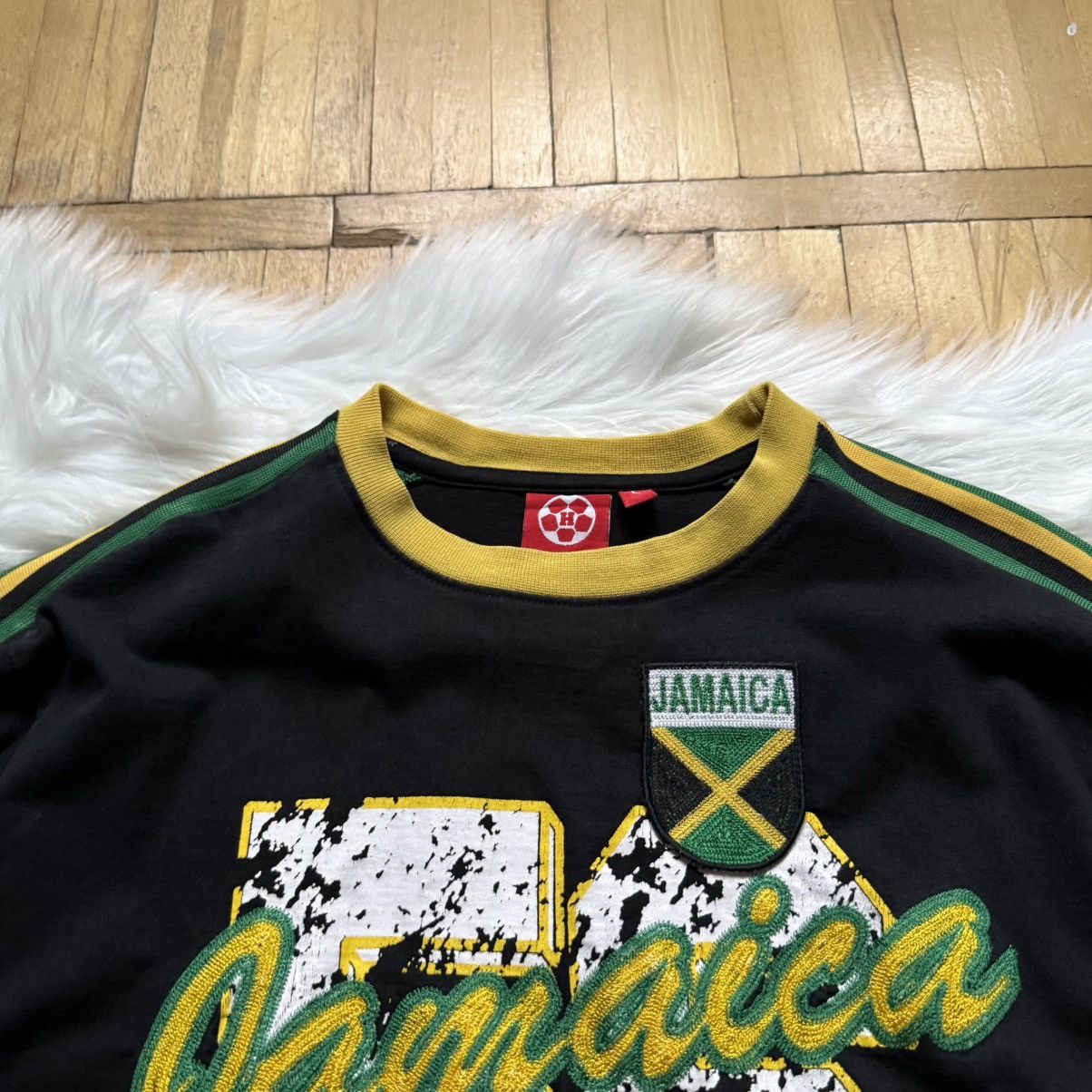 If Six Was Nine 📌 Vintage Y2K Jamaica Rasta Bob Marley Blokecore Sweatshirt Size US L / EU 52-54 / 3 - 2 Thumbnail