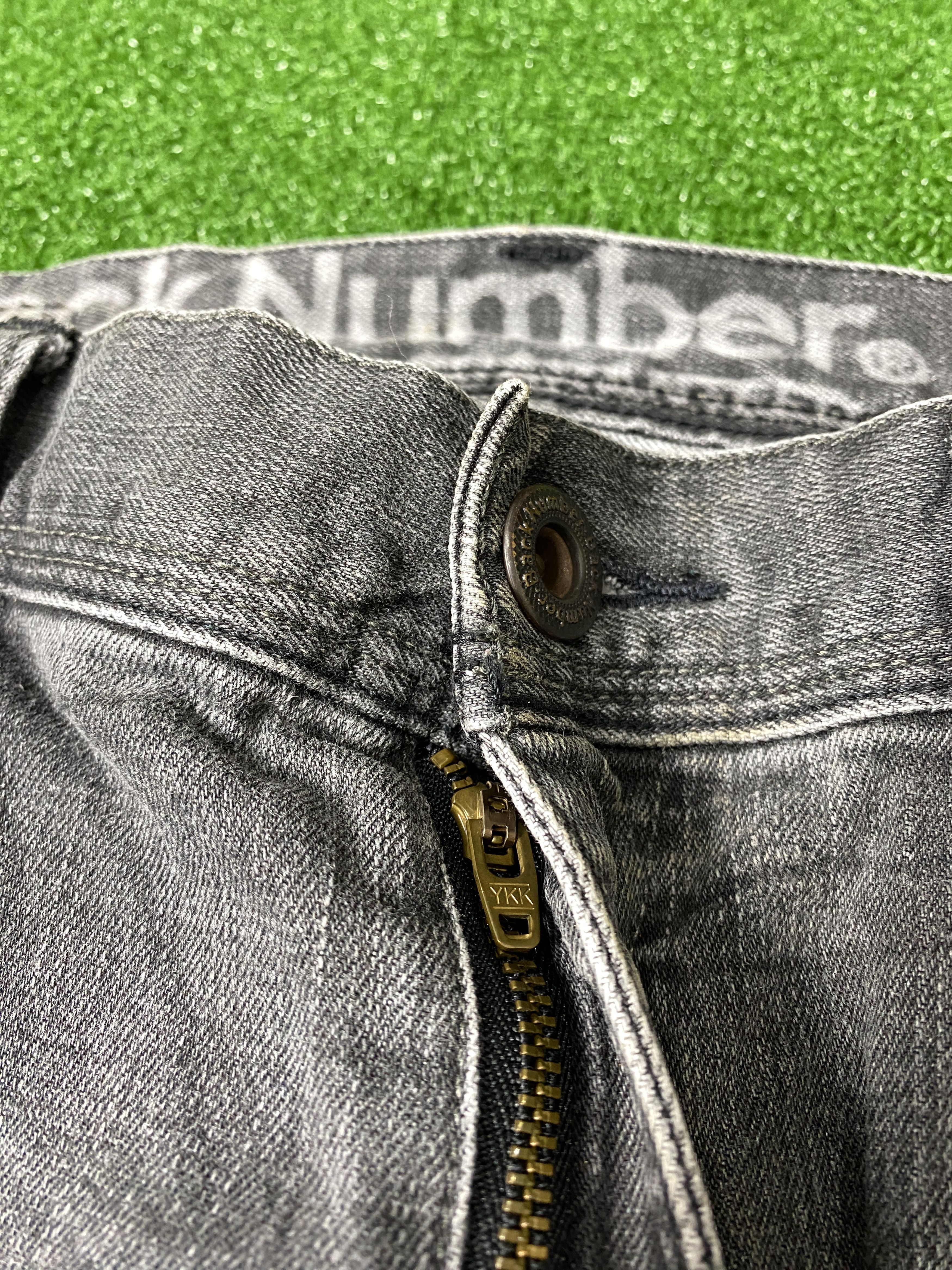 Japanese Brand Vintage Back Number Cargo Faded Black Jeans CP0047 Size US 32 / EU 48 - 4 Thumbnail