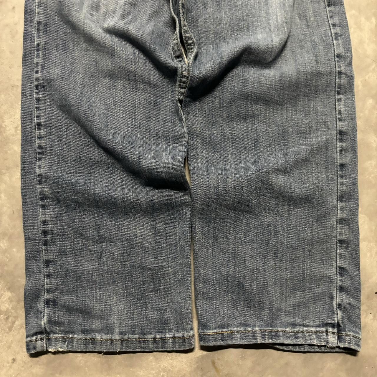 Japanese Brand × Vintage Crazy Vintage Y2K/2000s Grunge Medium Wash Essential Denim Jeans! Size US 34 / EU 50 - 6 Thumbnail