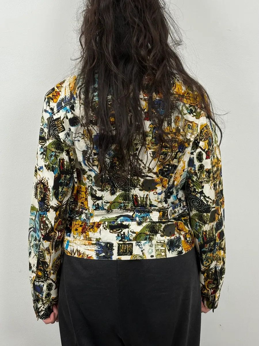 Jean Paul Gaultier SS2000 Jean Paul Gaultier Basquiat Zip-up White Jacket Size XS / US 0-2 / IT 36-38 - 3 Thumbnail