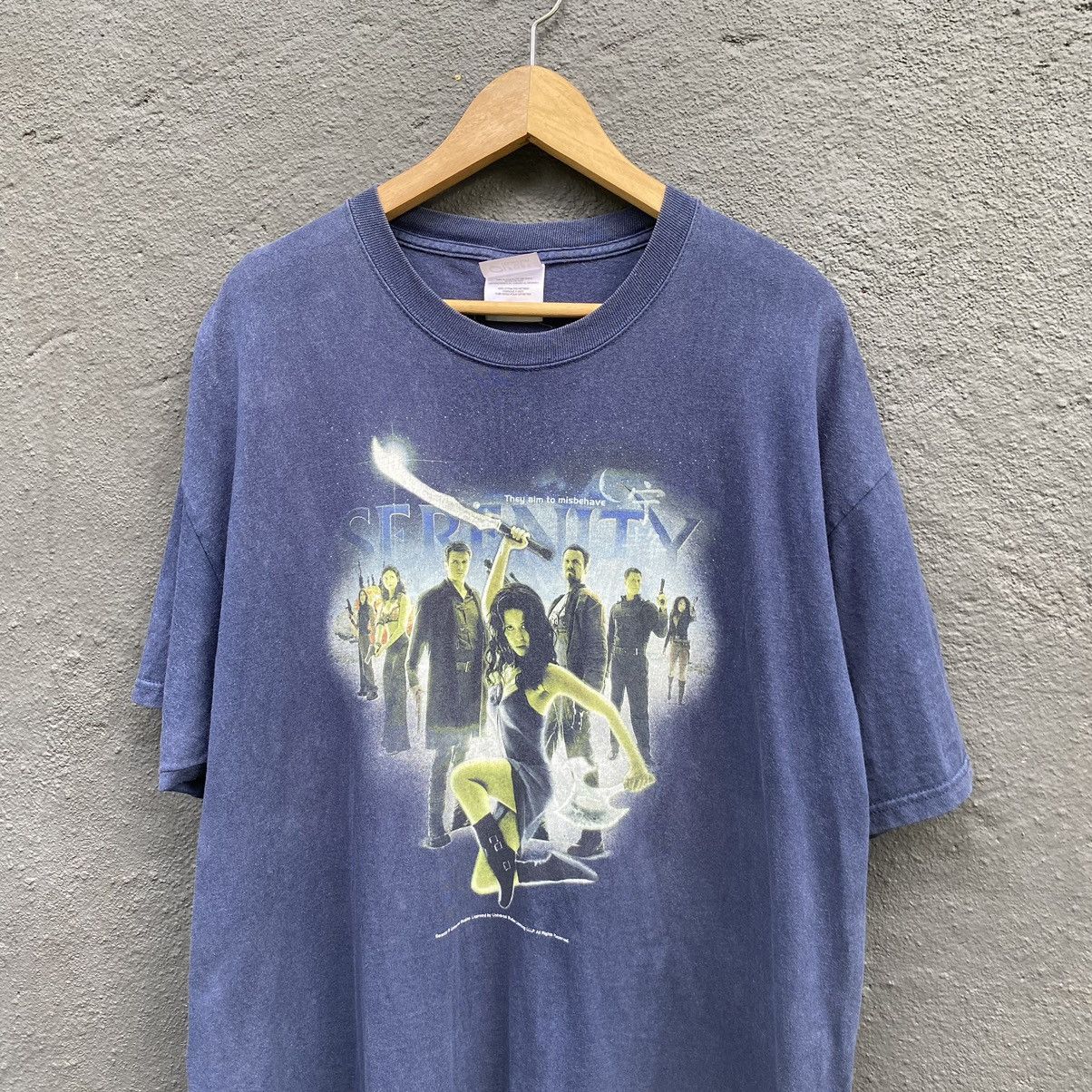 Vintage Thrashed Faded Vintage Y2K Serenity Movie ERD GRUNGE TEE Size US XL / EU 56 / 4 - 2 Thumbnail