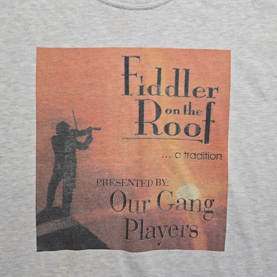 Vintage Vintage Fiddler on the Roof Shirt 2XL Musical Graphic Tee Size US XXL / EU 58 / 5 - 2 Thumbnail