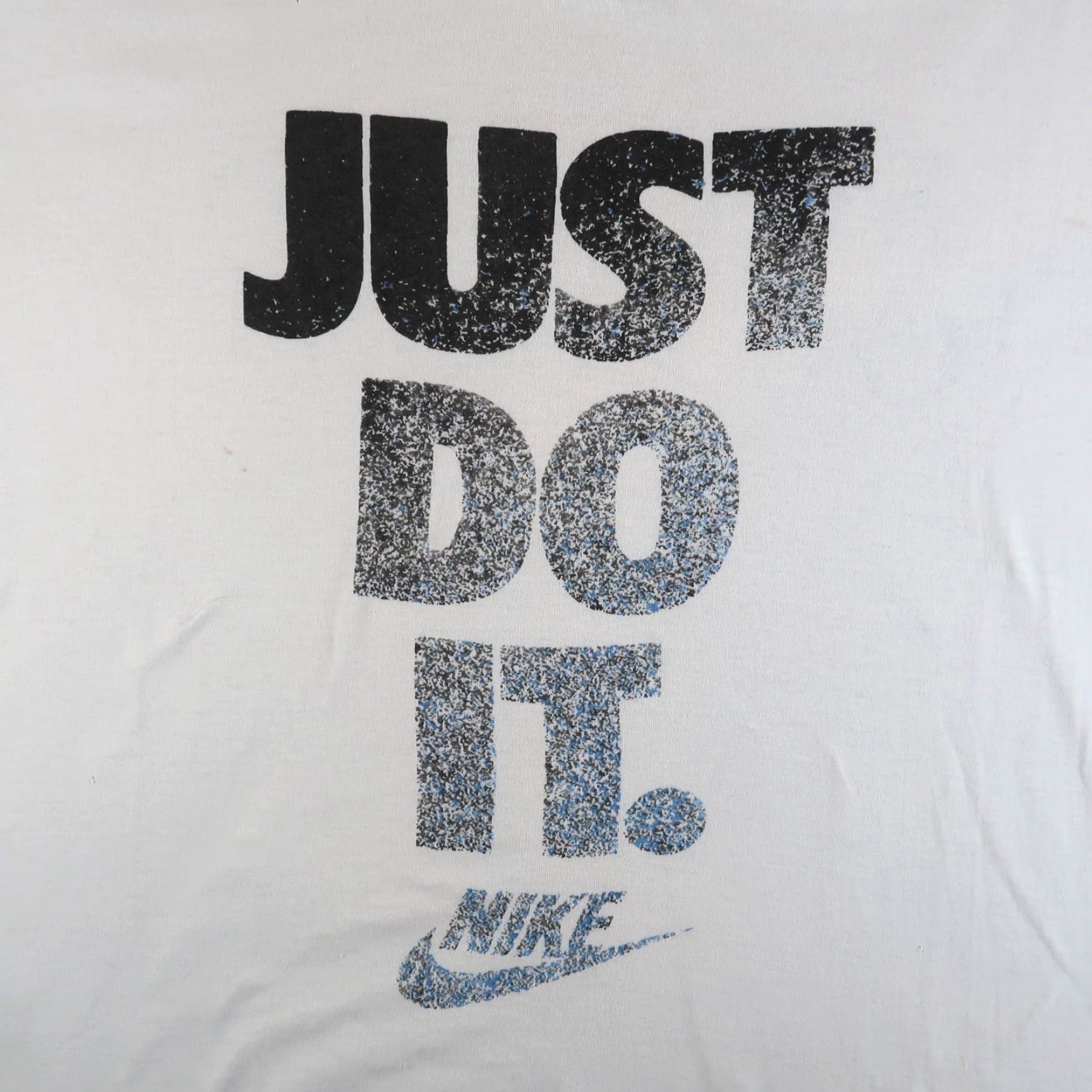 Nike VINTAGE Nike Millers Outpost Promo Just Do It T-Shirt Mens XL White Graphic Print 90s Mens XL Size US XL / EU 56 / 4 - 3 Thumbnail