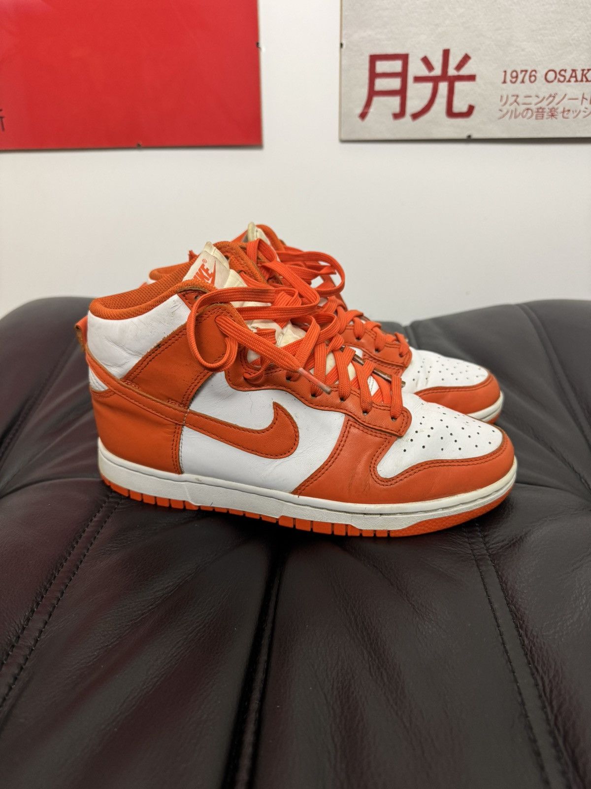 Nike Nike Dunk Syracuse High Top White Orange Sneakers Hype Size US 7 / EU 40 - 1 Thumbnail