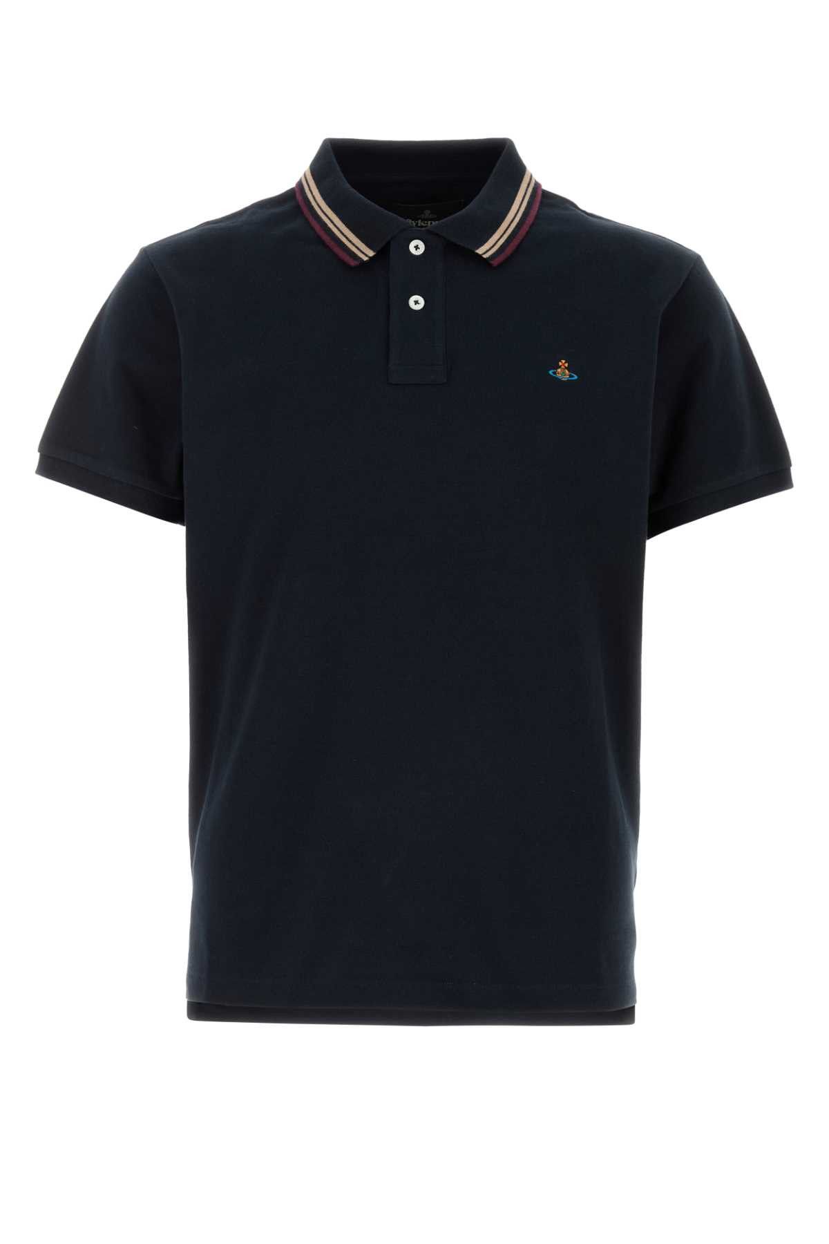 Vivienne Westwood MAN スカルプリント 変形 ポロシャツ Vivienne Westwood Vivienne Westwood Asymmetric Skull Polo Shirt