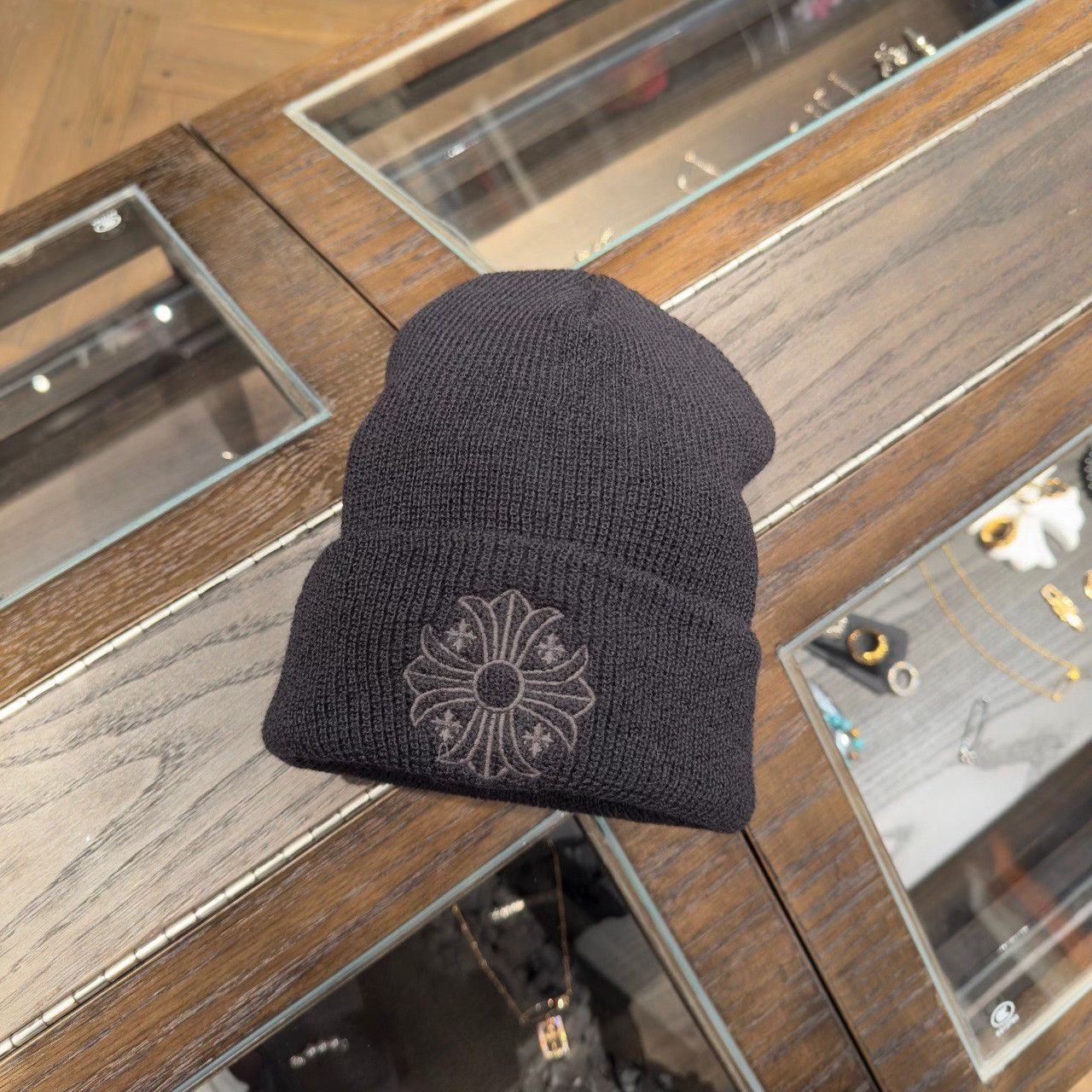 Chrome Hearts Chrome Hearts Embroidered Black Hat M Men Size ONE SIZE - 1 Thumbnail