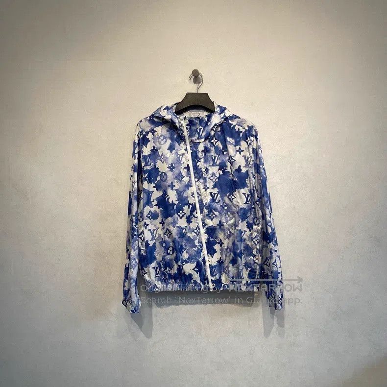 Louis Vuitton Louis Vuitton Blue ink logo zipper jacket Size US L / EU 52-54 / 3 - 1 Thumbnail