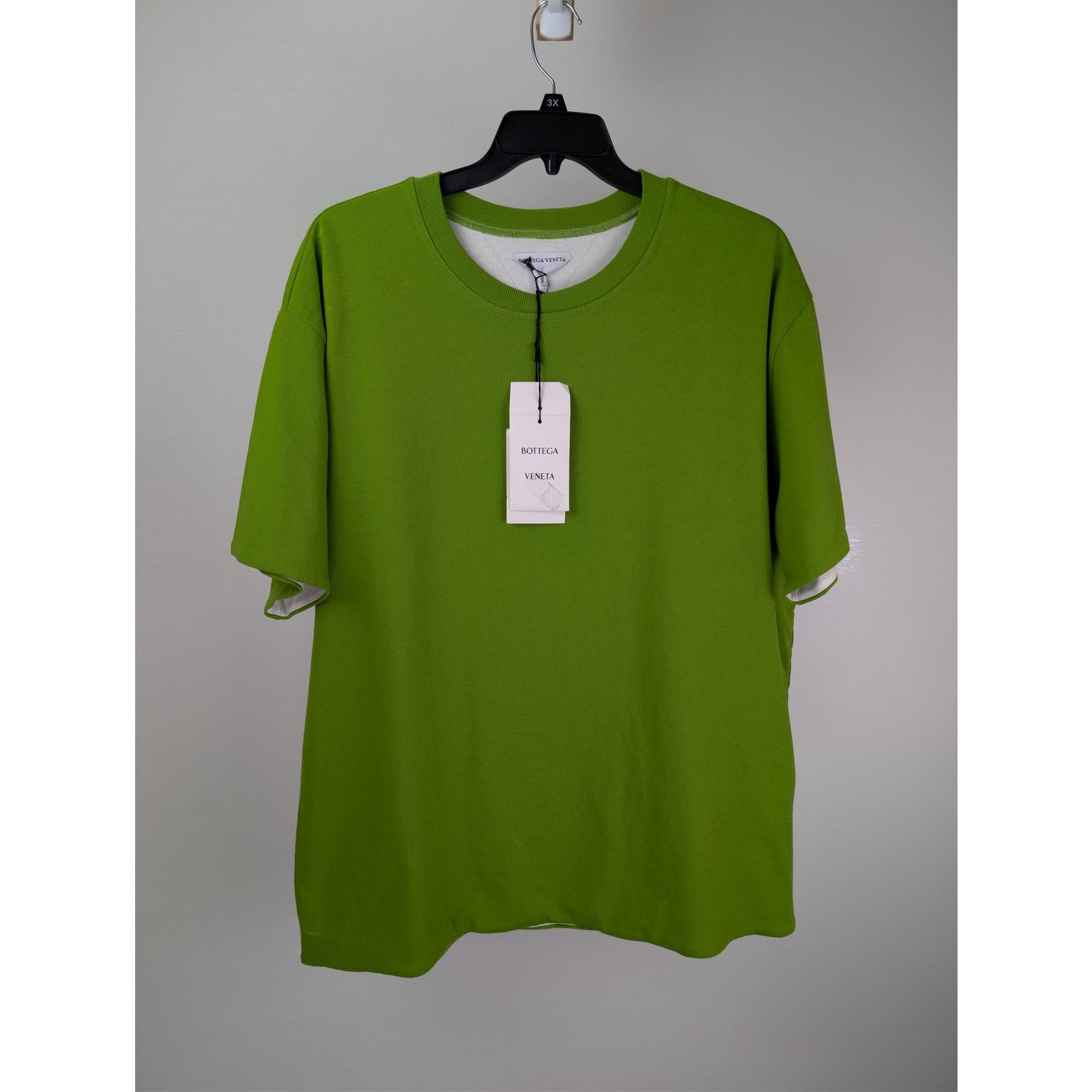 Bottega Veneta o1rshd1 T-Shirt Double Layer Sunrise in Green Size US XXL / EU 58 / 5 - 2 Thumbnail