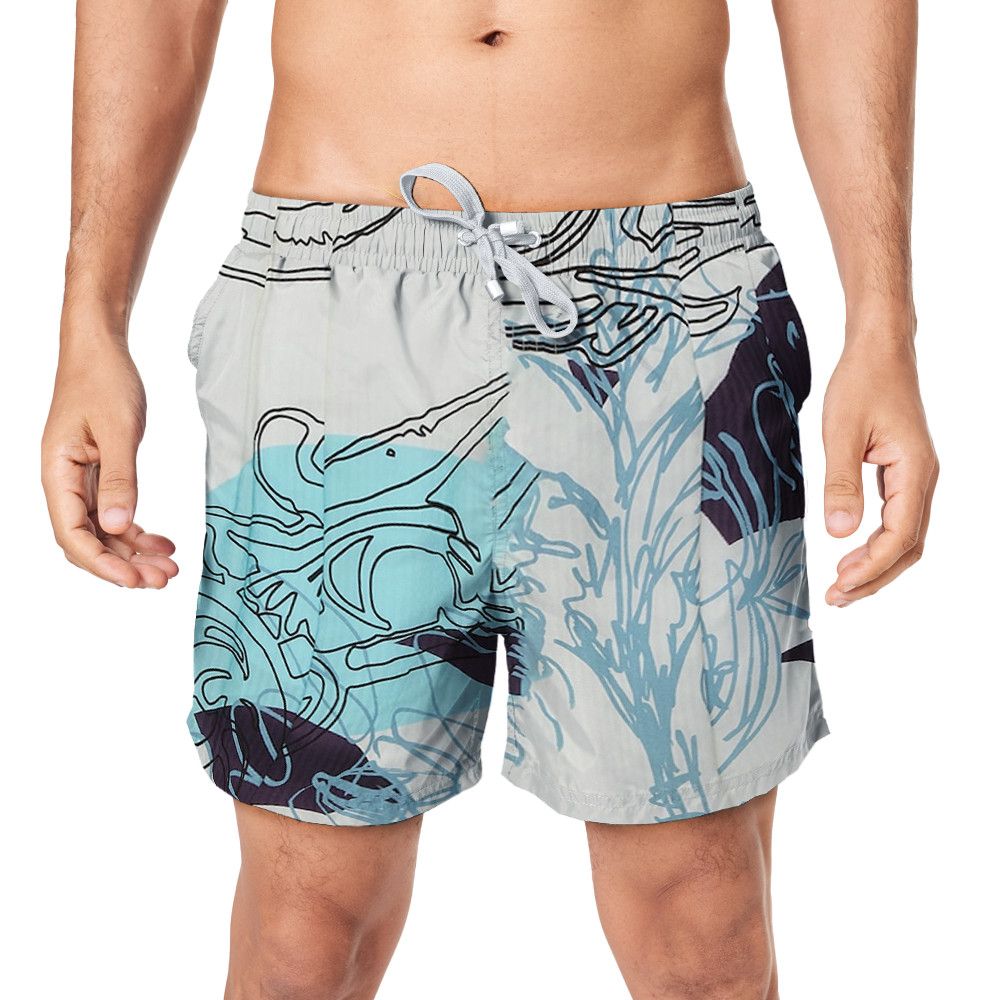 Designer Printed Bermuda Shorts Size US 29 - 1 Thumbnail