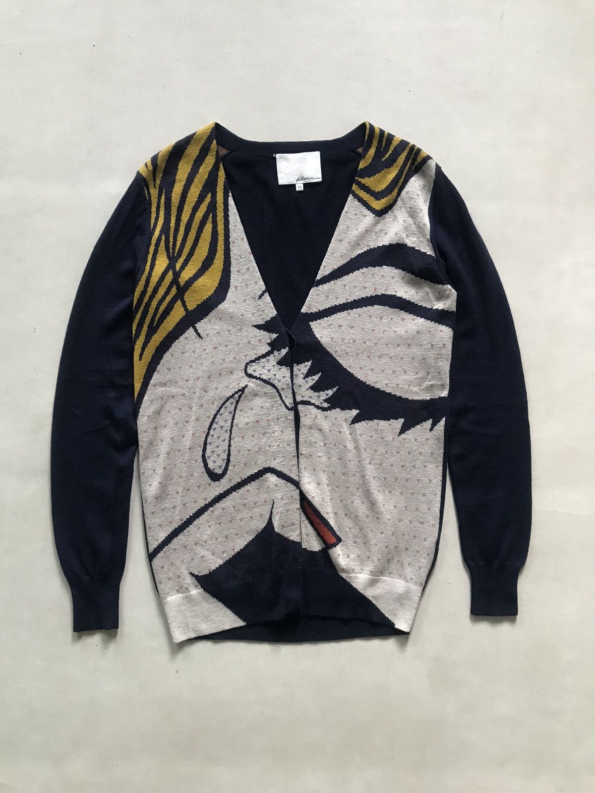 3.1 Phillip Lim × Designer 3.1 Phillip Lim Roy Lichtenstein wool merino cardigan Size XS / US 0-2 / IT 36-38 - 2 Thumbnail