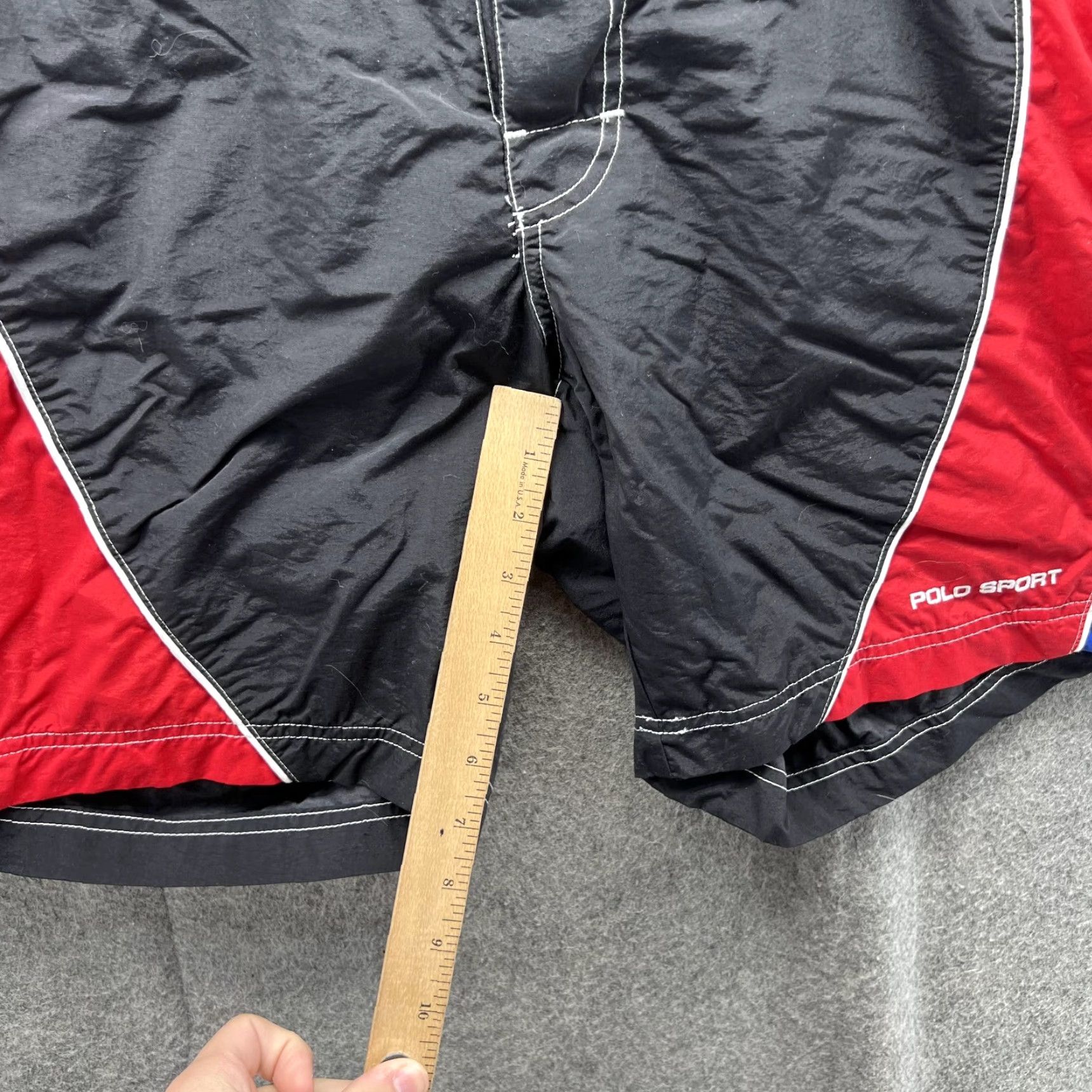 Polo Ralph Lauren VINTAGE Ralph Lauren Sport Shorts Men 32 Black Swim Bottom Lined Trunks Size US 32 / EU 48 - 5 Thumbnail
