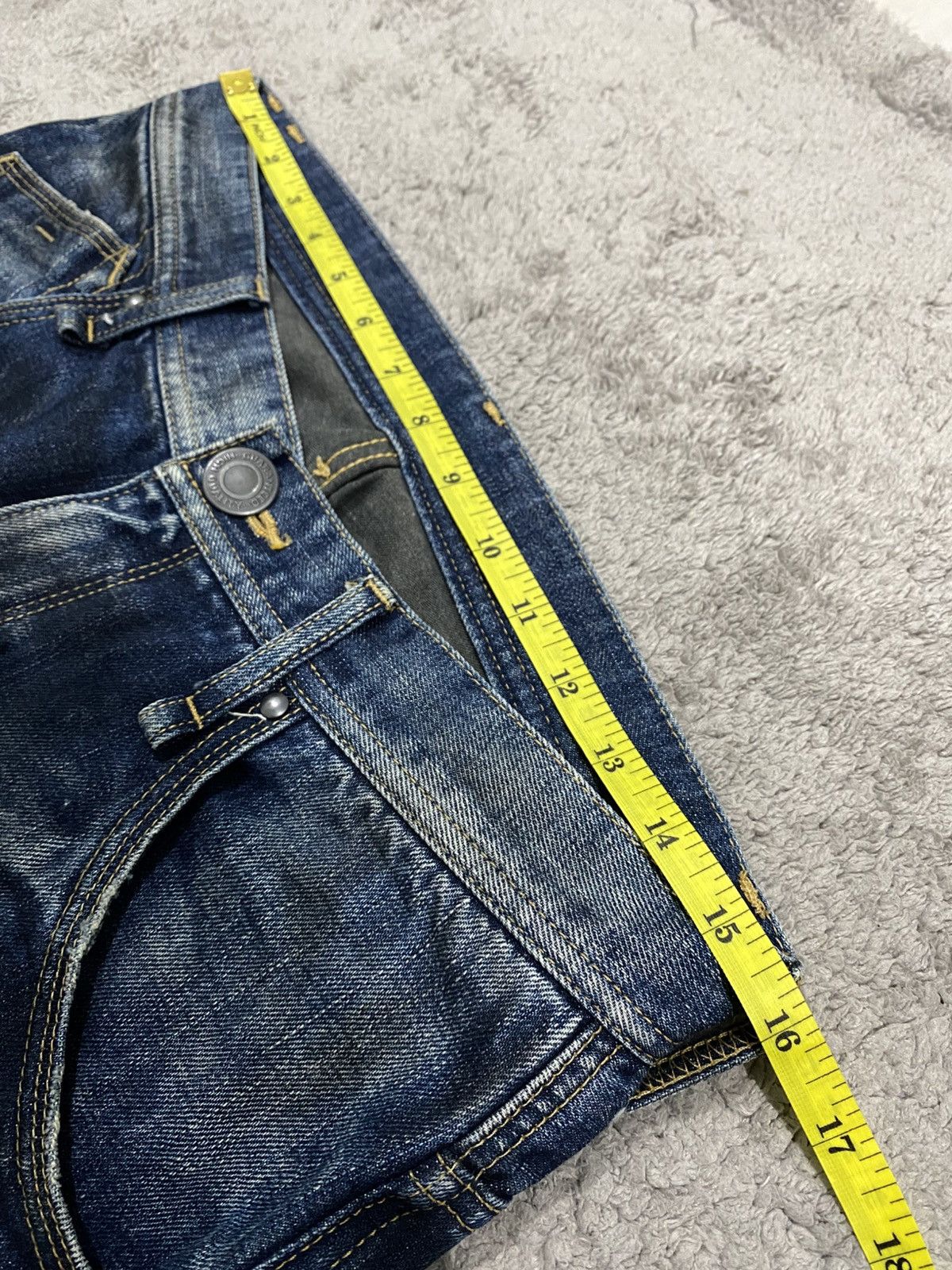 Tornado Mart NEED GONE ‼️ Rattle Trap Distressed Rusty Denim Jeans Punk Size US 31 - 19 Thumbnail