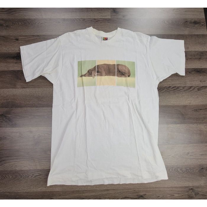 Fruit Of The Loom Vintage 90's William Wegman T-Shirt Size XL