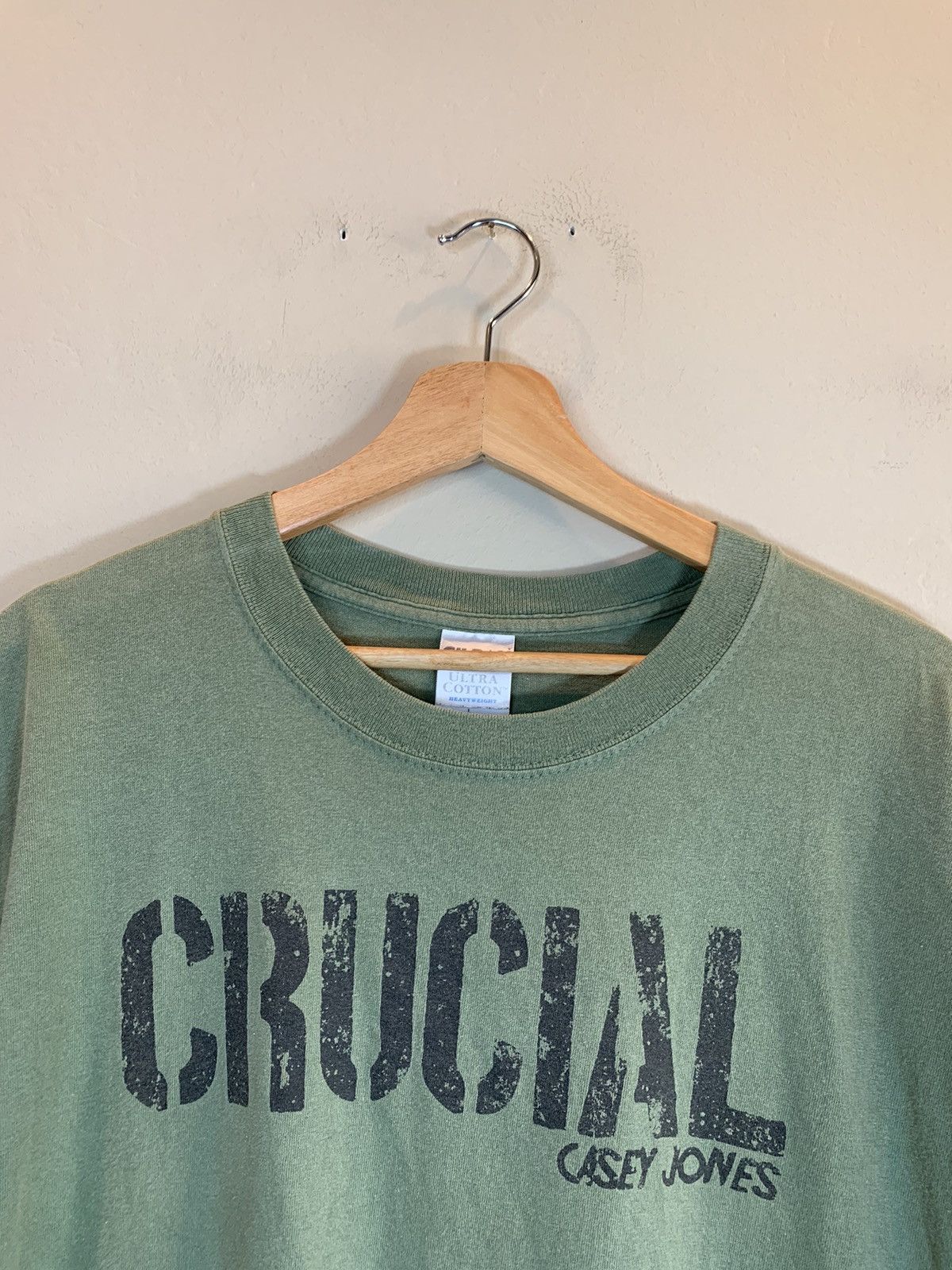 Band Tees × Vintage *RARE* Vintage Casey Jones Crucial Straight Edge Punk Shirt Size US L / EU 52-54 / 3 - 2 Thumbnail