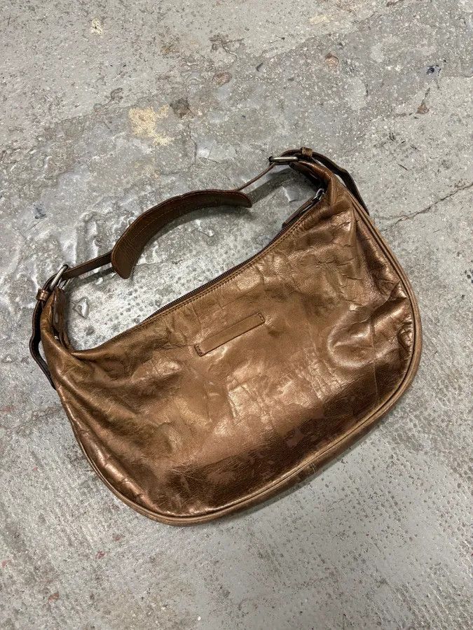 Designer × Jean Paul Gaultier × Vintage FW1999 Jean Paul Gaultier Marlene Dietrich Golden Brown Leather Bag Size ONE SIZE - 3 Thumbnail
