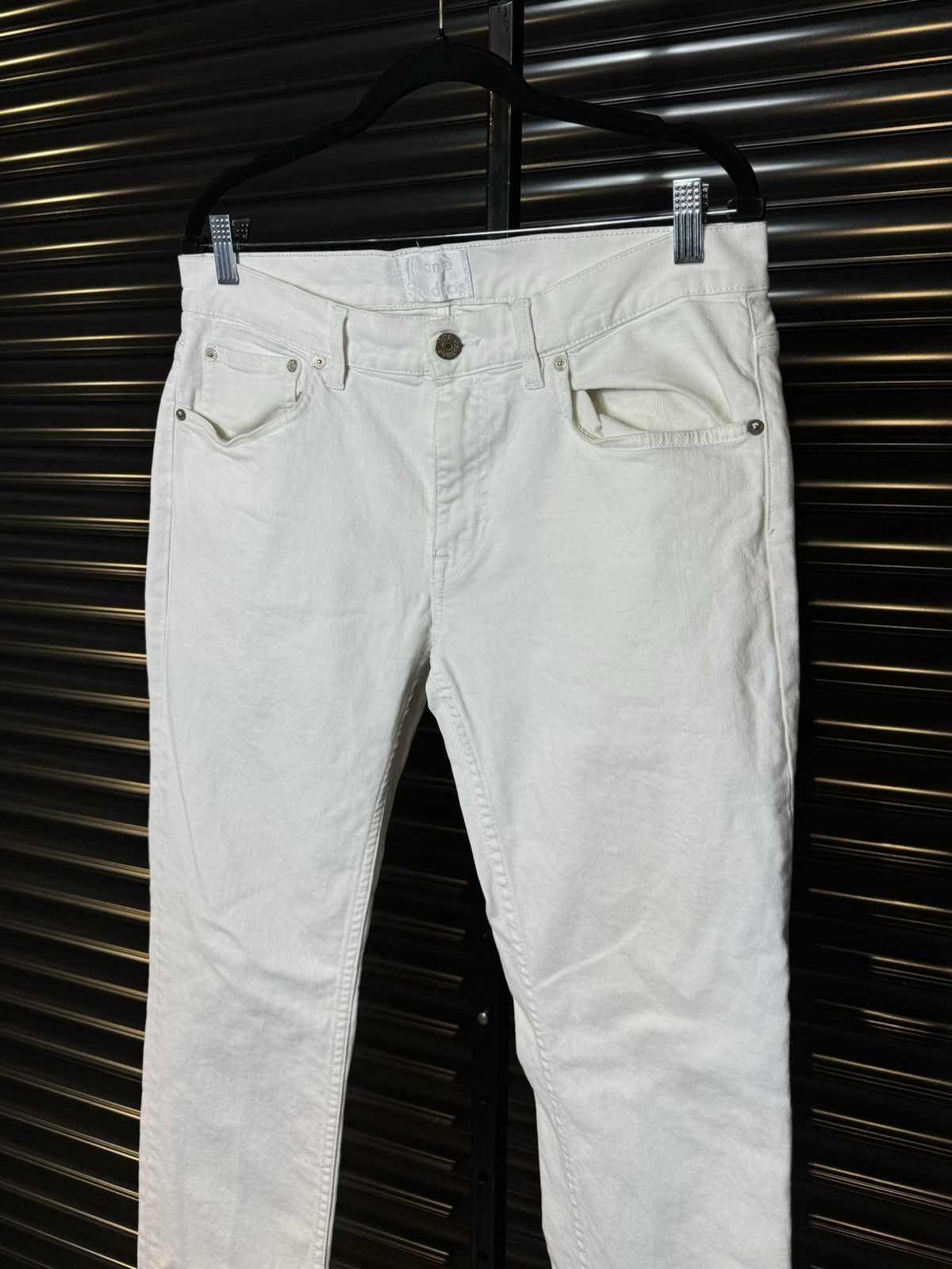 【関税込み】Acne Studios ホワイト＆グレー Pargot ジーンズ Acne Studios Acne Studios White & Gray Pargot Jeans | Grailed