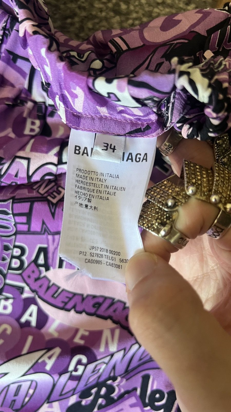 Balenciaga Balenciaga Trompe L'oeil Casino Pants Size US 34 / EU 50 - 7 Thumbnail