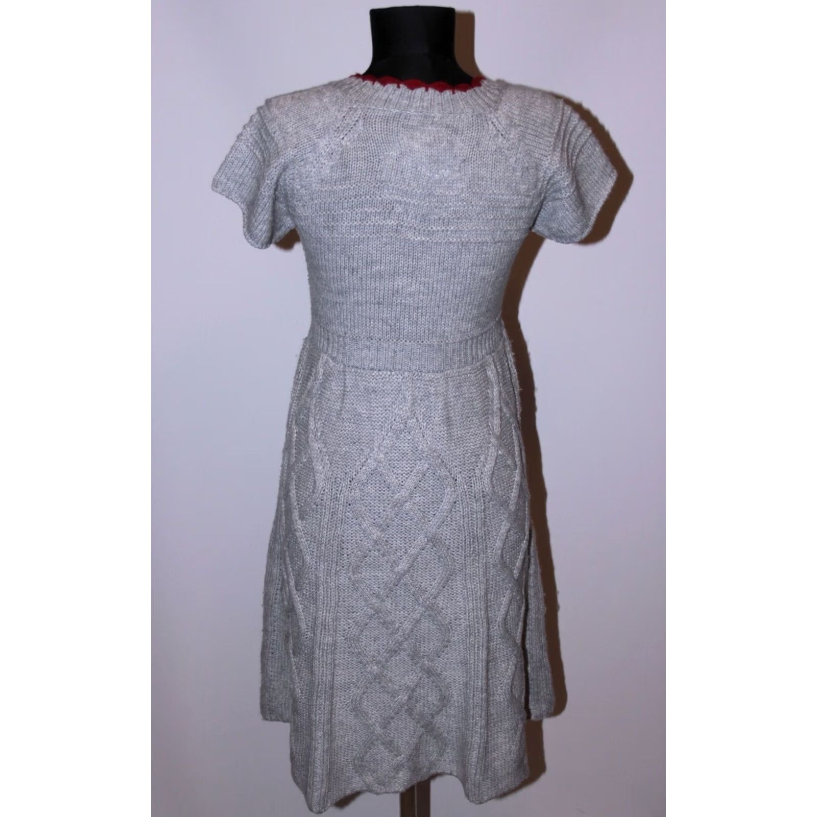 Desigual Desigual knit dress Womens Size L Grey A-Line Dress Size L / US 10 / IT 46 - 5 Thumbnail