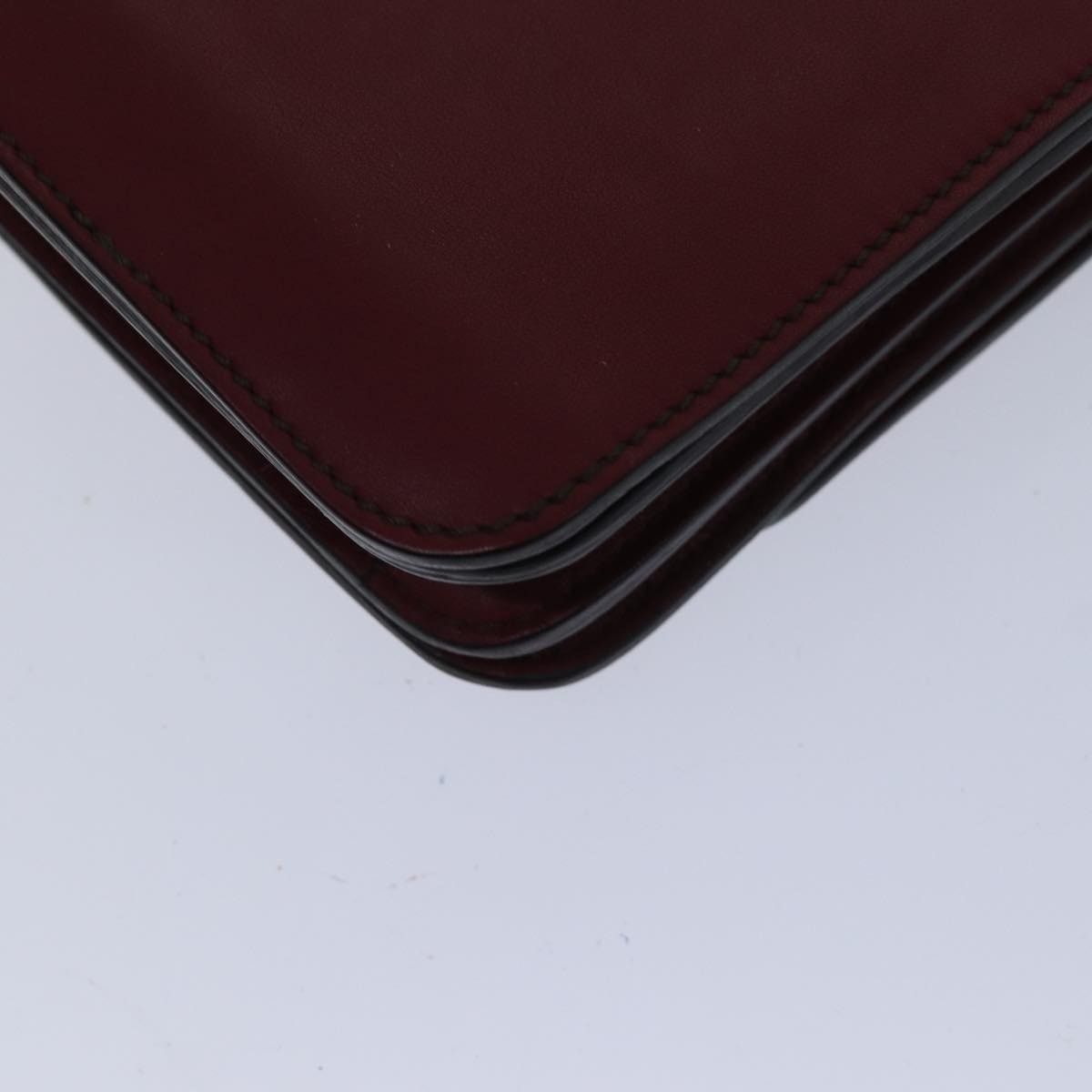 Cartier Shoulder Bag Leather Bordeaux