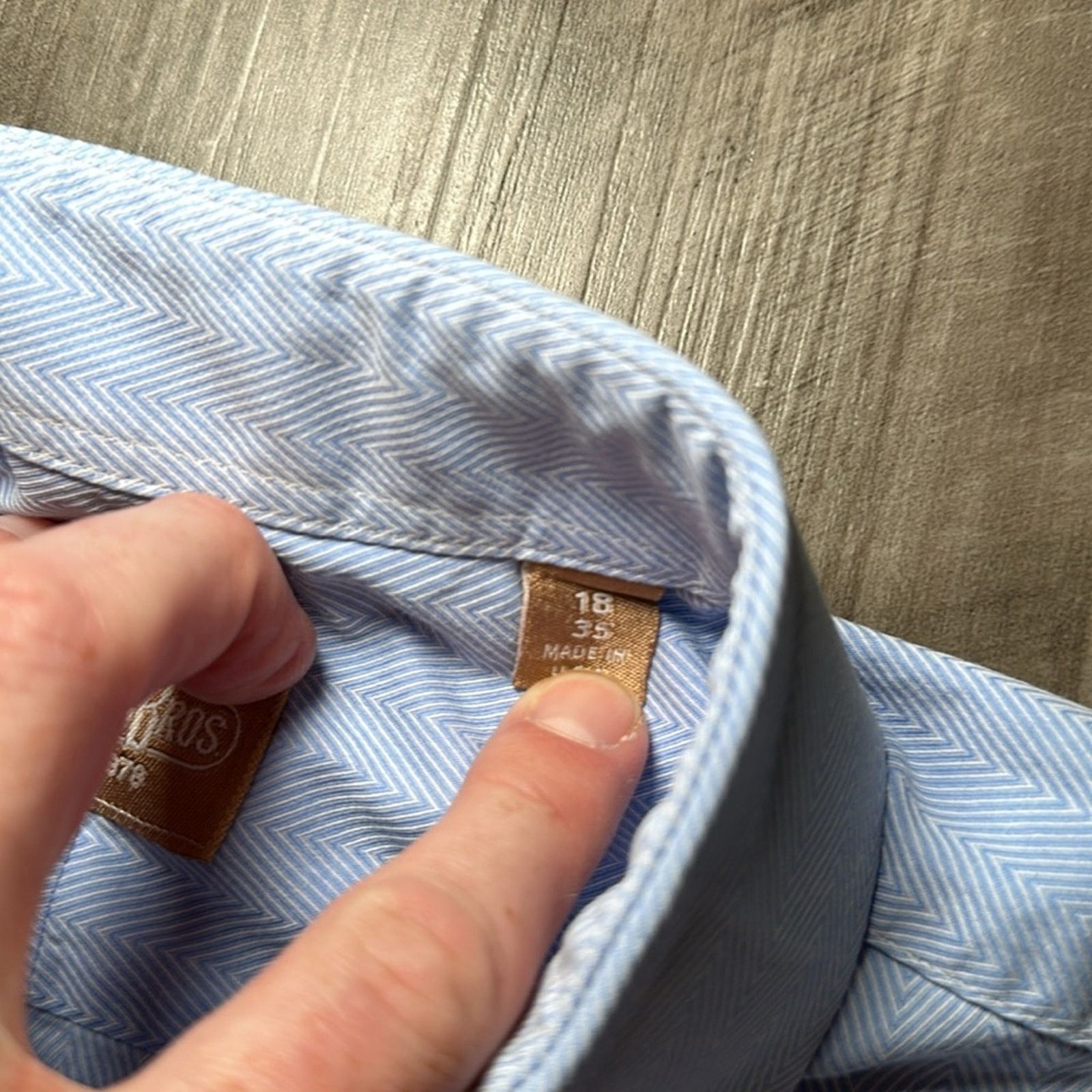 Other Gitman Bros Long Sleeve Button Down - 18 35 (2XL) Size US XXL / EU 58 / 5 - 6 Thumbnail