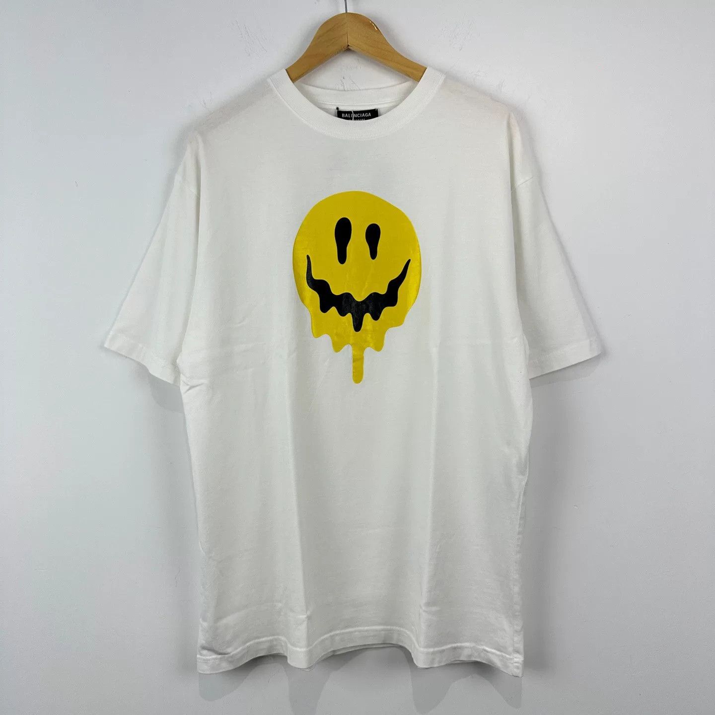 Balenciaga Dissolved Smiley Tee S Size