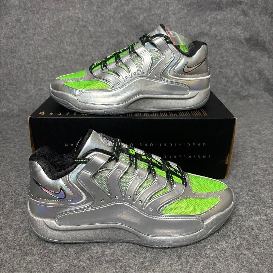 Nike Nike KD18 EYBL Metallic Silver Neon Basketball Shoes Men 8.5 Size US 8.5 / EU 41-42 - 1 Thumbnail