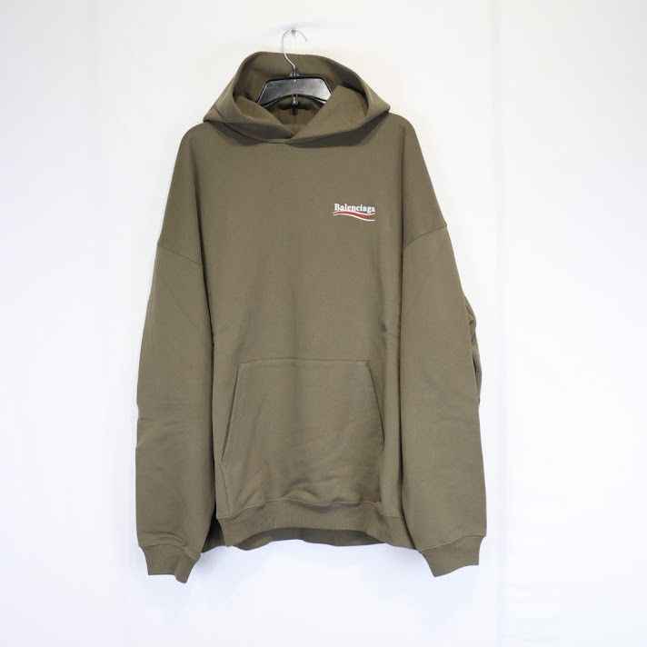 image of Balenciaga O1Rshd1 Hoodie In Brown, Men's (Size Medium)
