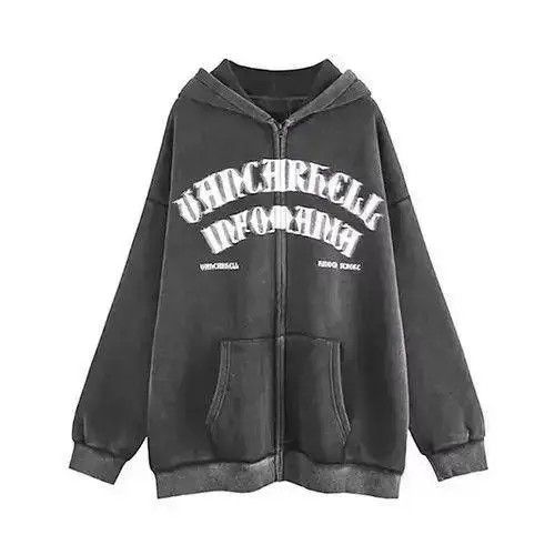 Other FACE Graphic Washed Full Zip Hoodie Size US M / EU 48-50 / 2 - 2 Thumbnail