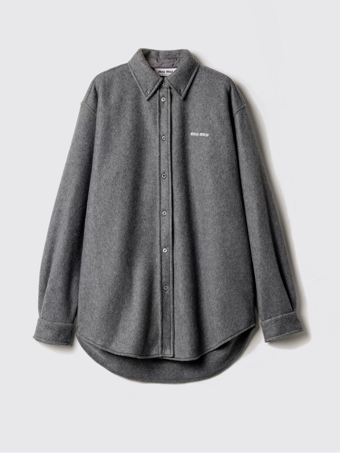 Miu Miu Miu Miu Shirt Woman Grey Size S / US 4 / IT 40 - 1 Preview