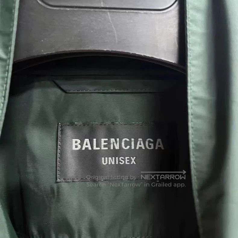 Balenciaga Balenciaga Green Logo Print Windbreaker. Size US S / EU 44-46 / 1 - 3 Thumbnail