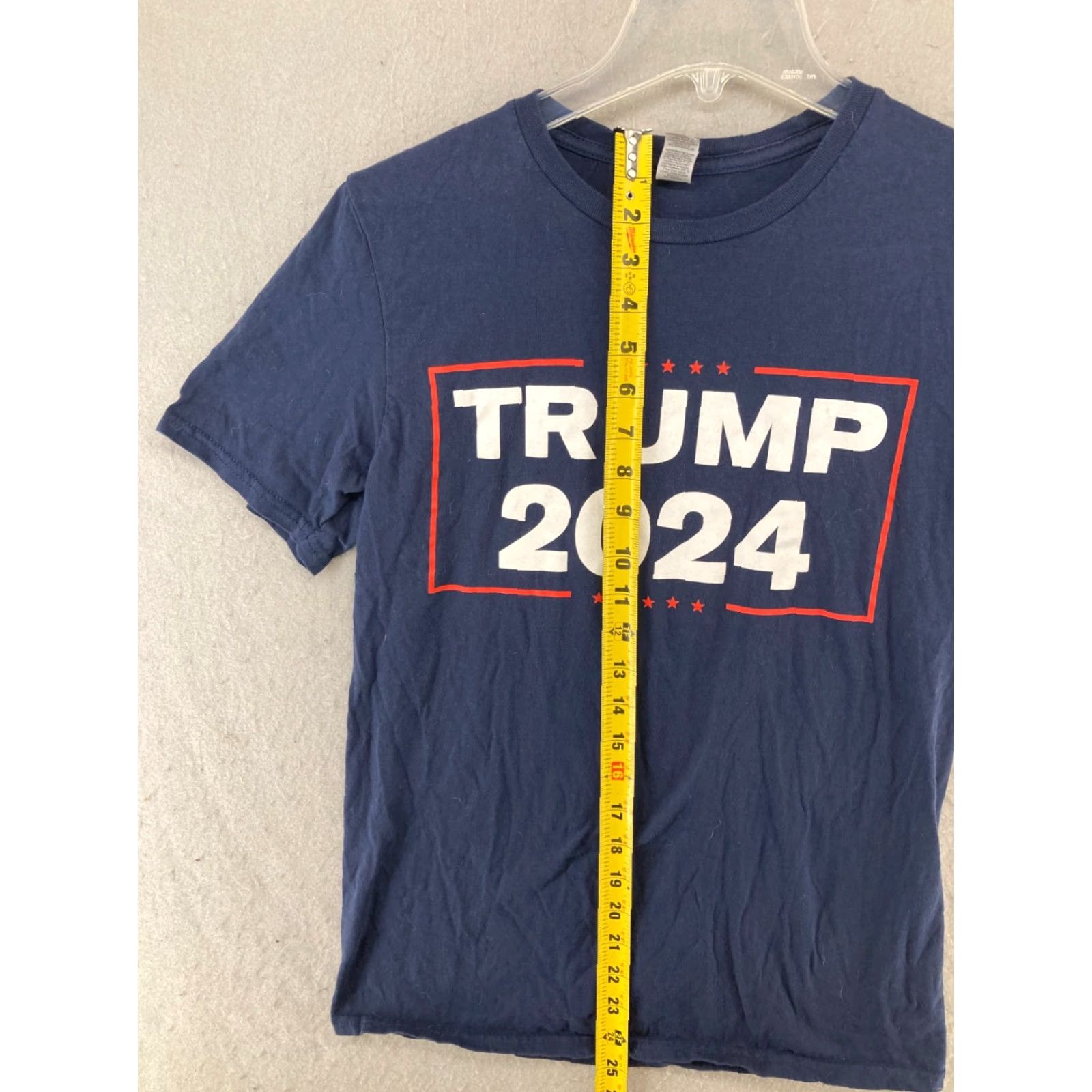 Gildan Trump 2024 Womens TShirt Blue Small Presidential Size S / US 4 / IT 40 - 3 Thumbnail