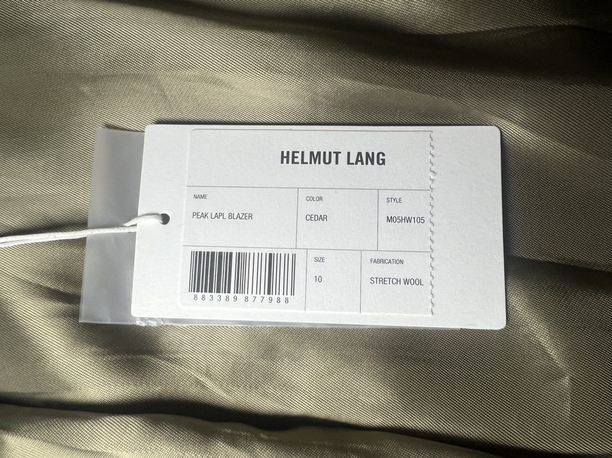 Helmut Lang HELMUT LANG Peak Lapel Brazer Size L / US 10 / IT 46 - 7 Thumbnail