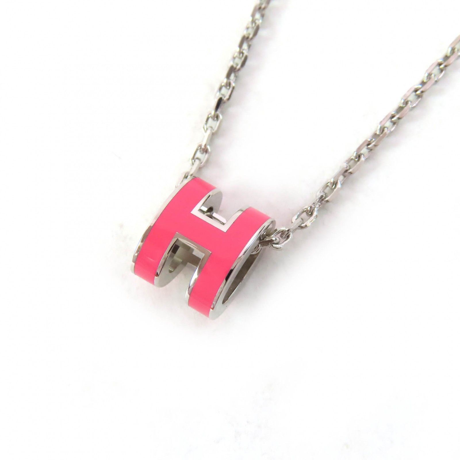 Hermes Hermes Hermes Pop H Necklace Pendant Metal Necklace DUTY FREE for USA Size ONE SIZE - 1 Thumbnail