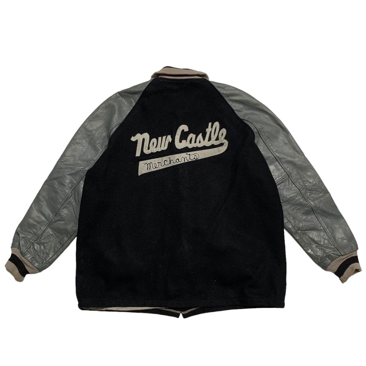 Vintage Vintage 70s Iowe Newcadtle Merchants Varsity Jacket Size US L / EU 52-54 / 3 - 1 Thumbnail