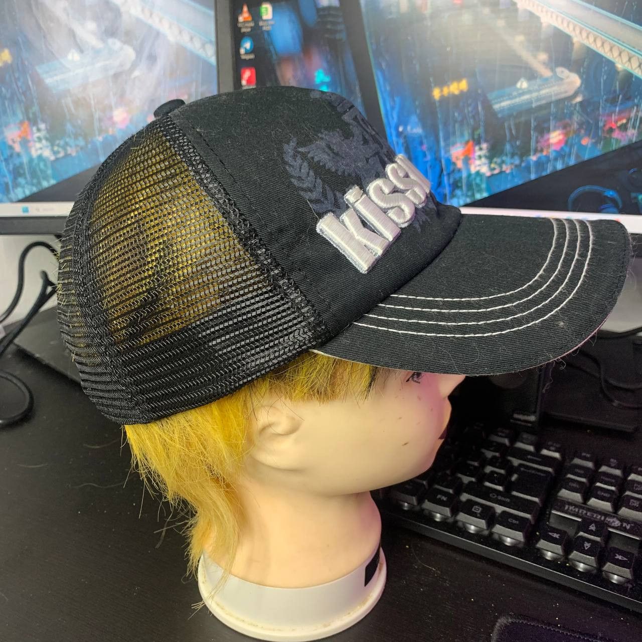Japanese Brand RARE KISSMARK TRUCKER HAT Size ONE SIZE - 5 Thumbnail