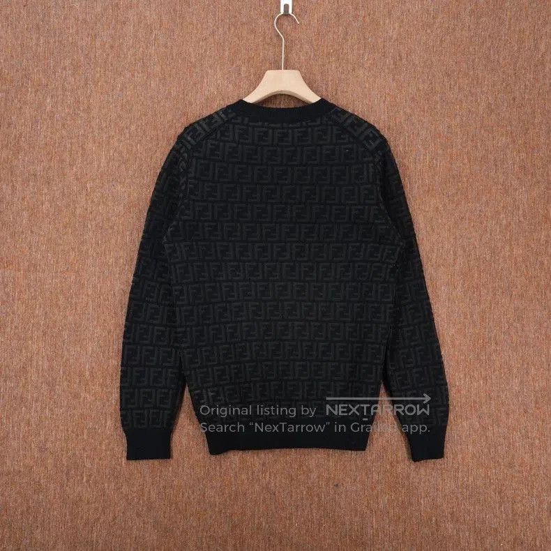 Fendi FENDI FF Monogram Wool Sweater. Size US M / EU 48-50 / 2 - 2 Thumbnail