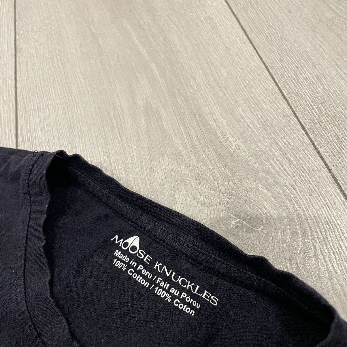 Moose Knuckles Moose Knuckles Mini Logo Tee Shirt old money luxury Size US L / EU 52-54 / 3 - 4 Thumbnail