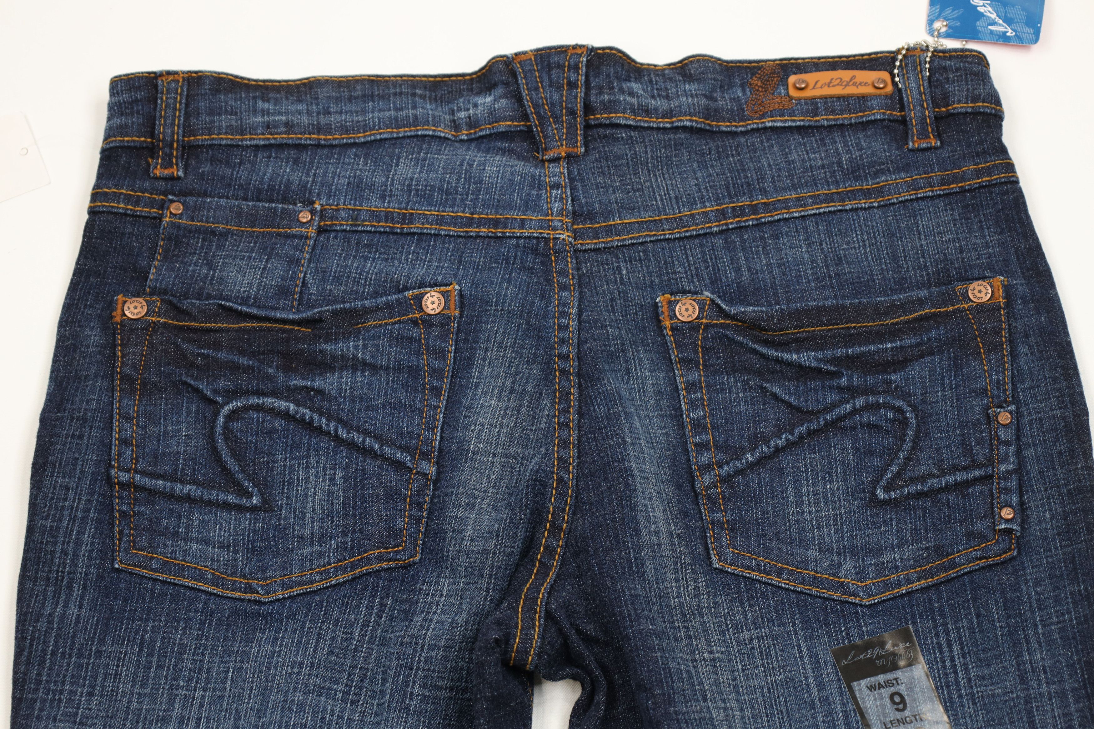 Vintage Deadstock Vintage Y2K Lot 29 Flared Wide Leg Jeans Size 30" / US 8 / IT 44 - 11 Thumbnail