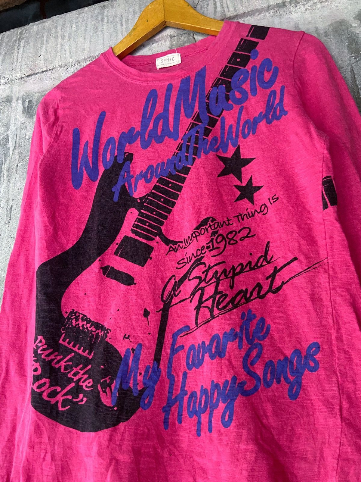 Beauty Beast × Hysteric Glamour × Japanese Brand WORLD MUSIC AROUND THE WORLD LONG SLEEVE Size US S / EU 44-46 / 1 - 2 Thumbnail