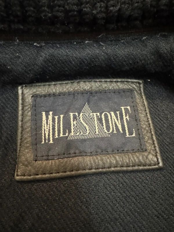 Milestone Milestone Leather Black Jacket Coat size 52 L Size US L / EU 52-54 / 3 - 10 Thumbnail