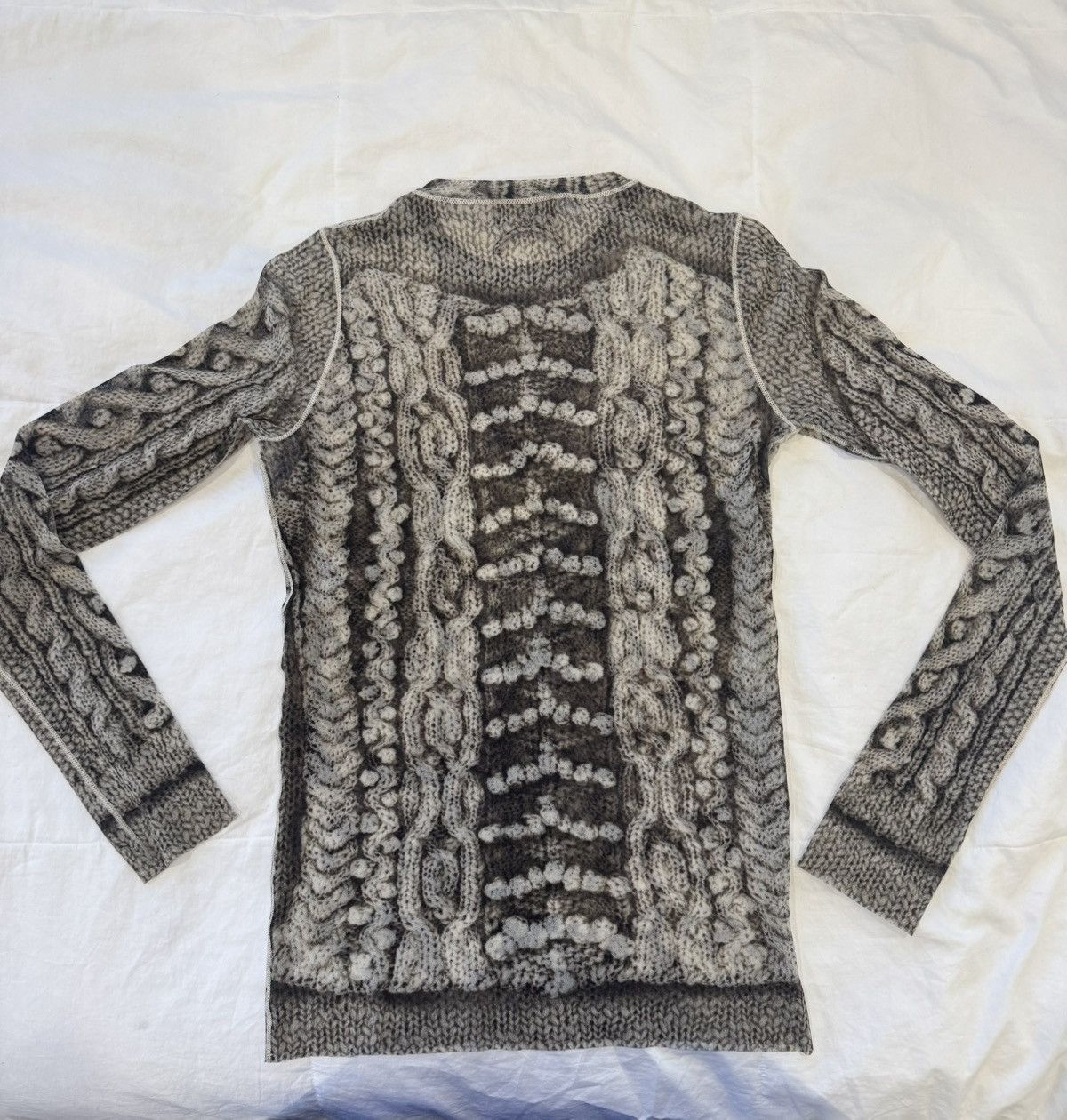 Jean Paul Gaultier Jean Paul Gaultier Trompe-l'œil Top Size L / US 10 / IT 46 - 2 Thumbnail