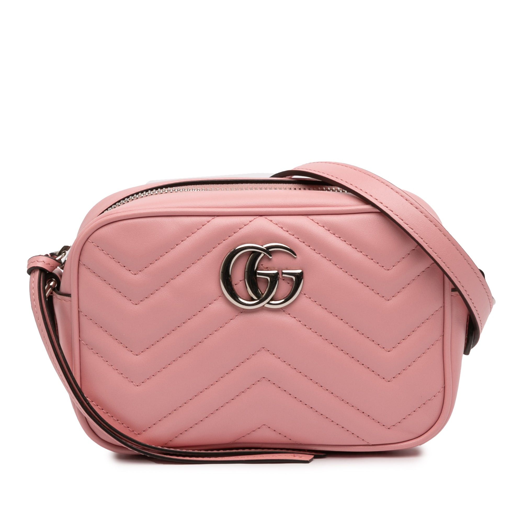 Gucci Mini GG Marmont Matelasse Leather Crossbody Size ONE SIZE - 1 Thumbnail