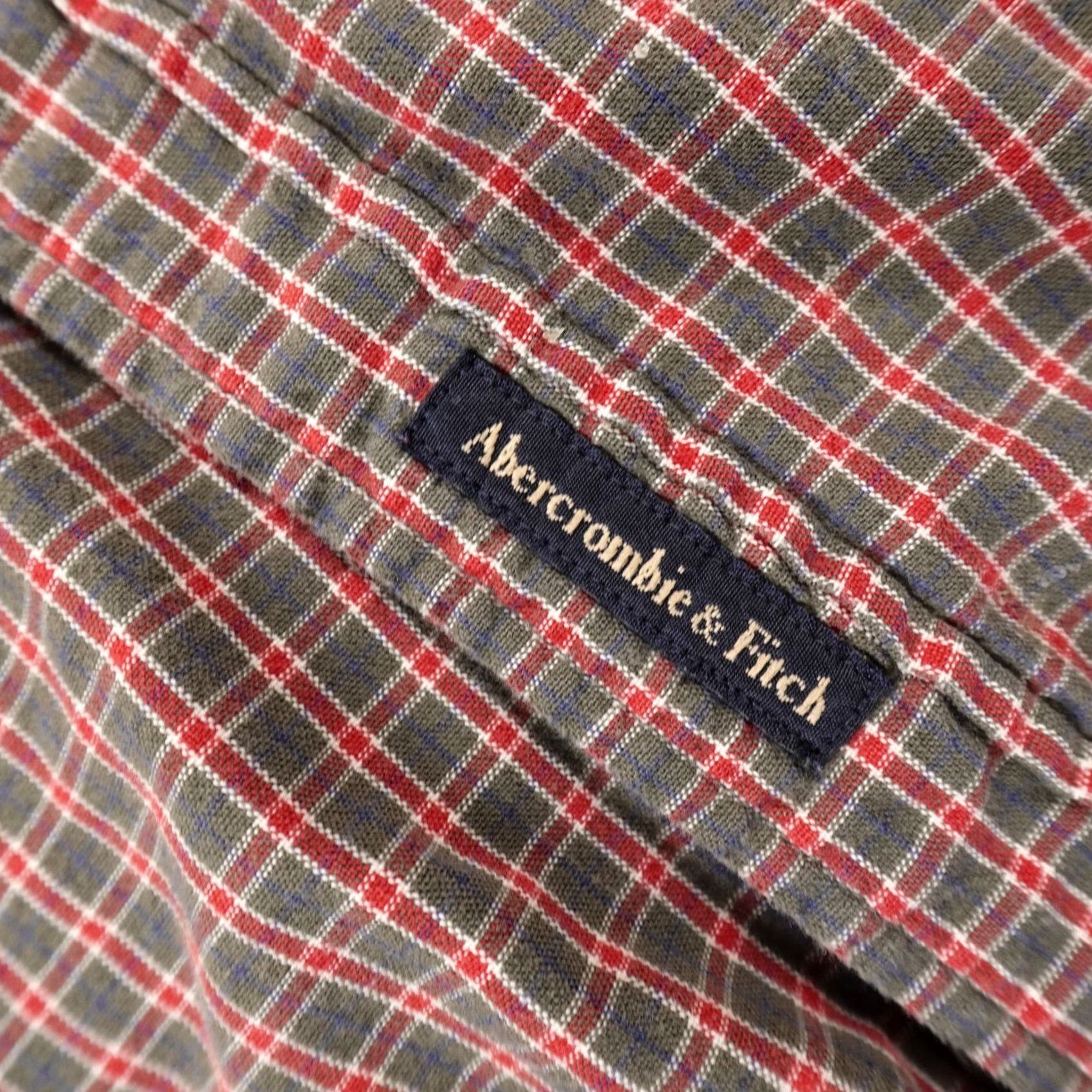 Abercrombie & Fitch VINTAGE Abercrombie & Fitch Shirt Mens XL Red Long Sleeve Button-Up 90s Y2K 00s Size US XL / EU 56 / 4 - 2 Thumbnail