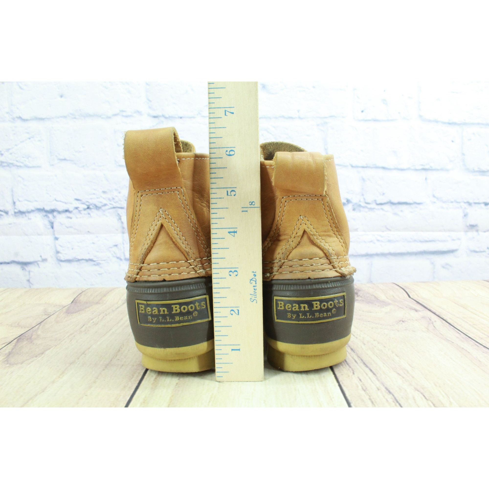 Leather LL Bean Women's Leather Unlined Ankle Duck Boots Size 6 M Size US 6 / IT 36 - 6 Thumbnail