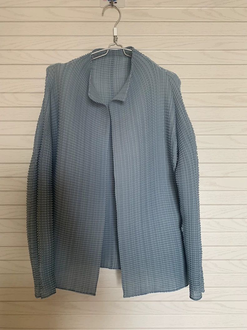 Issey Miyake Issey Miyake size:2 Blue main line bubble short jacket Size XS / US 0-2 / IT 36-38 - 2 Thumbnail